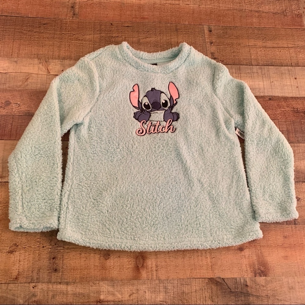 Disney stitch teddy bear soft sweatshirt - M
